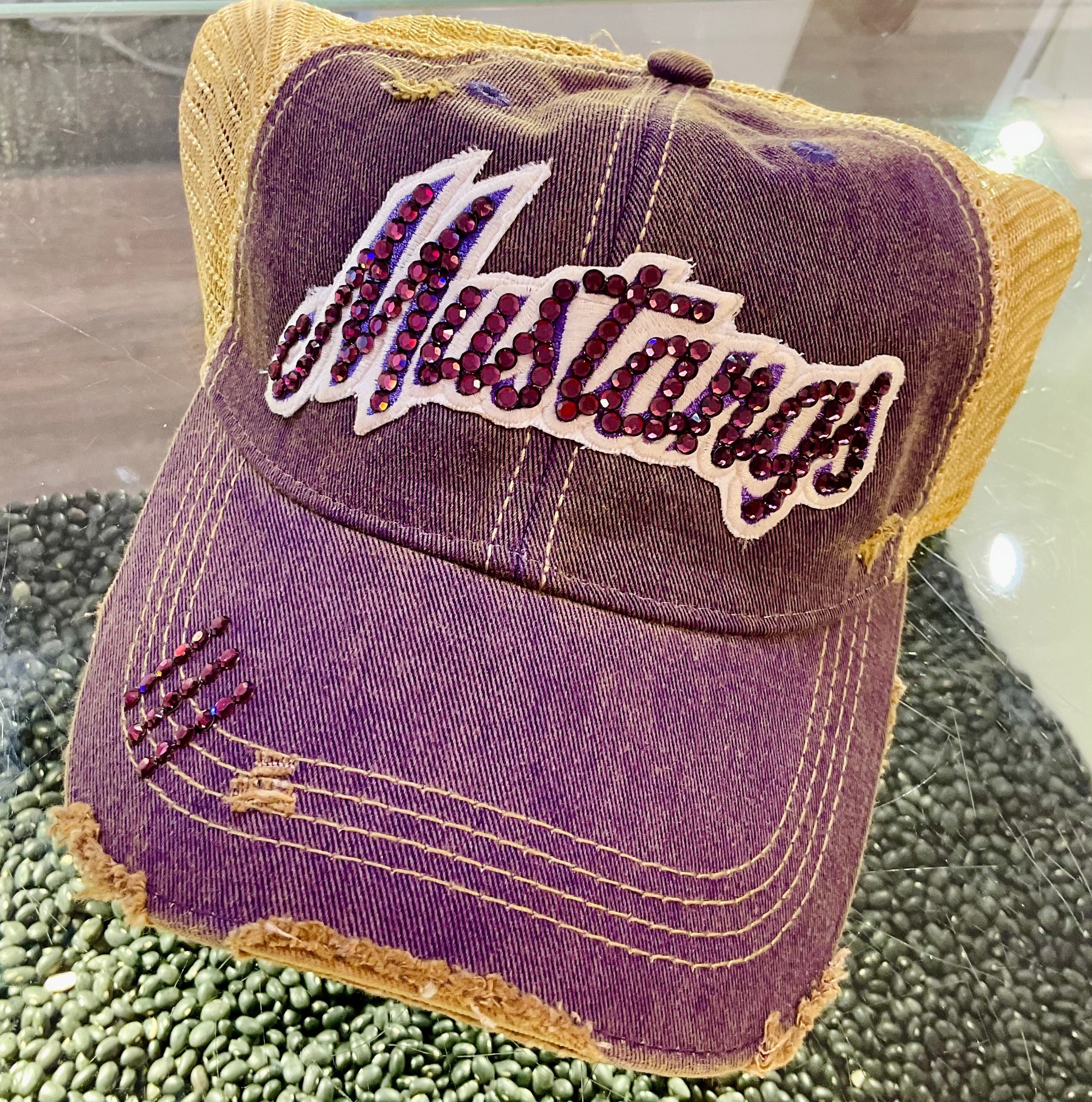 Mustangs Bling Cap — Accents Boutique, Marble Falls TX