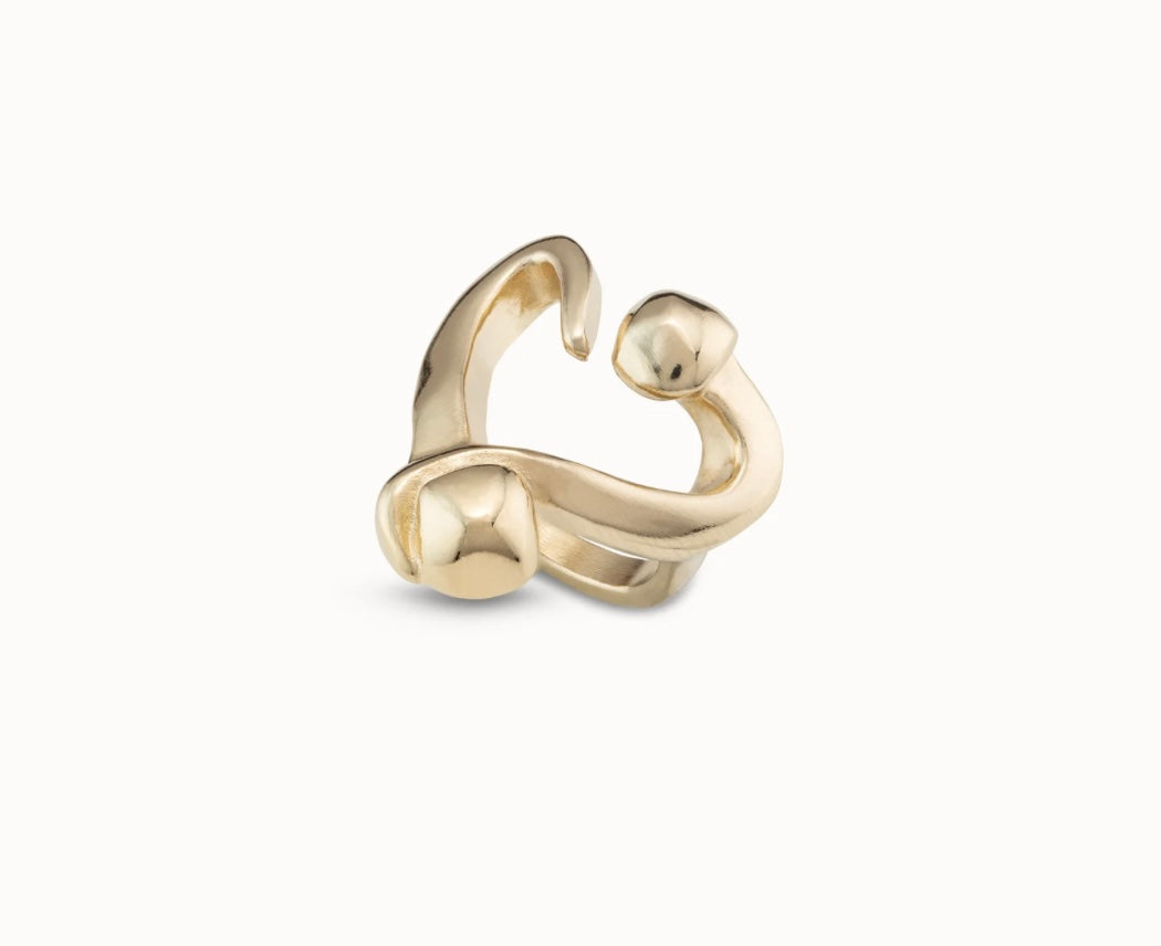 Uno de 50 One Love Gold Plated Ring