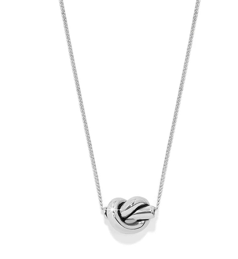 Brighton Interlok Single Knot Mini Necklace