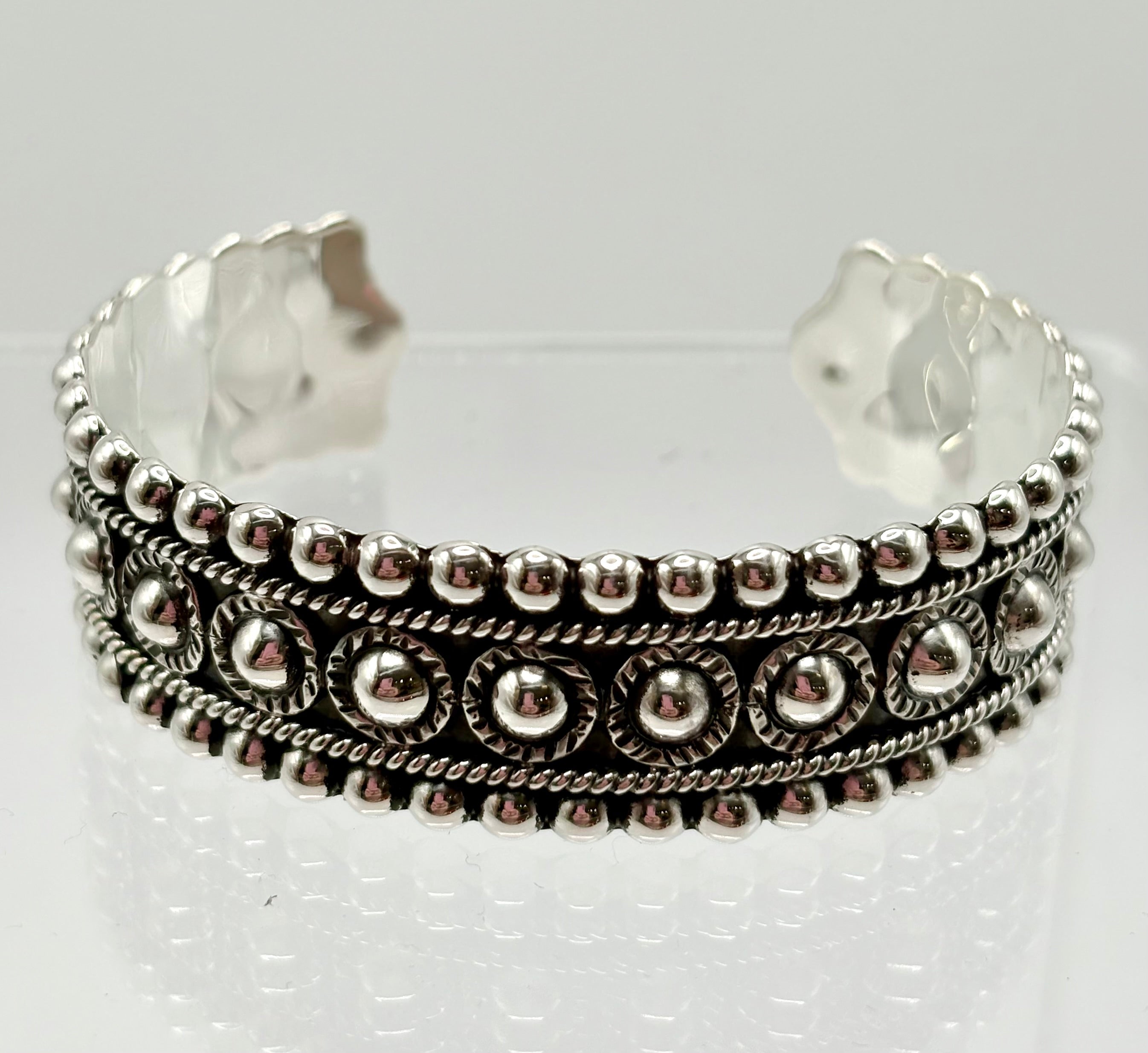 Western Silver Pearl Cuff