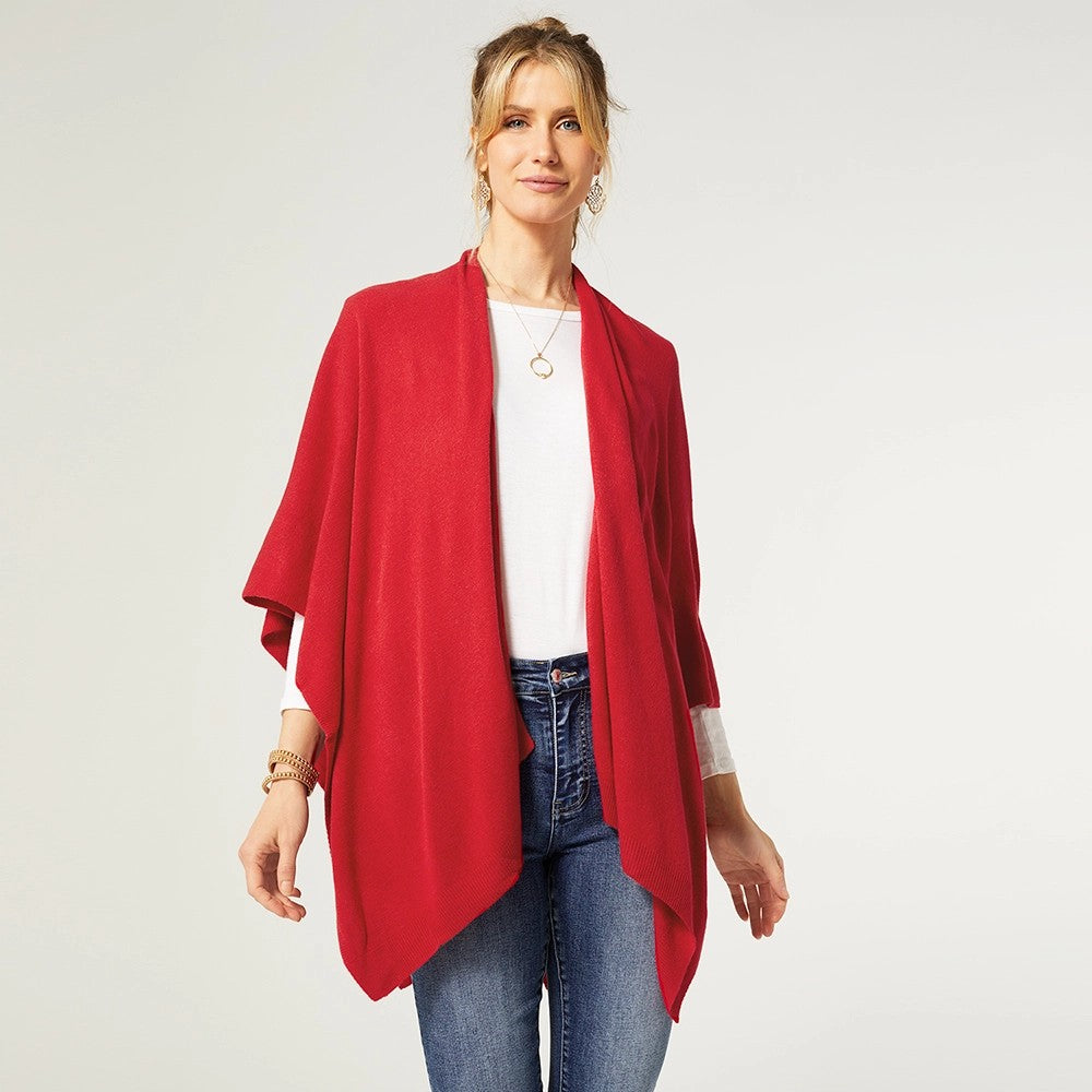 Red Lightweight Cardigan