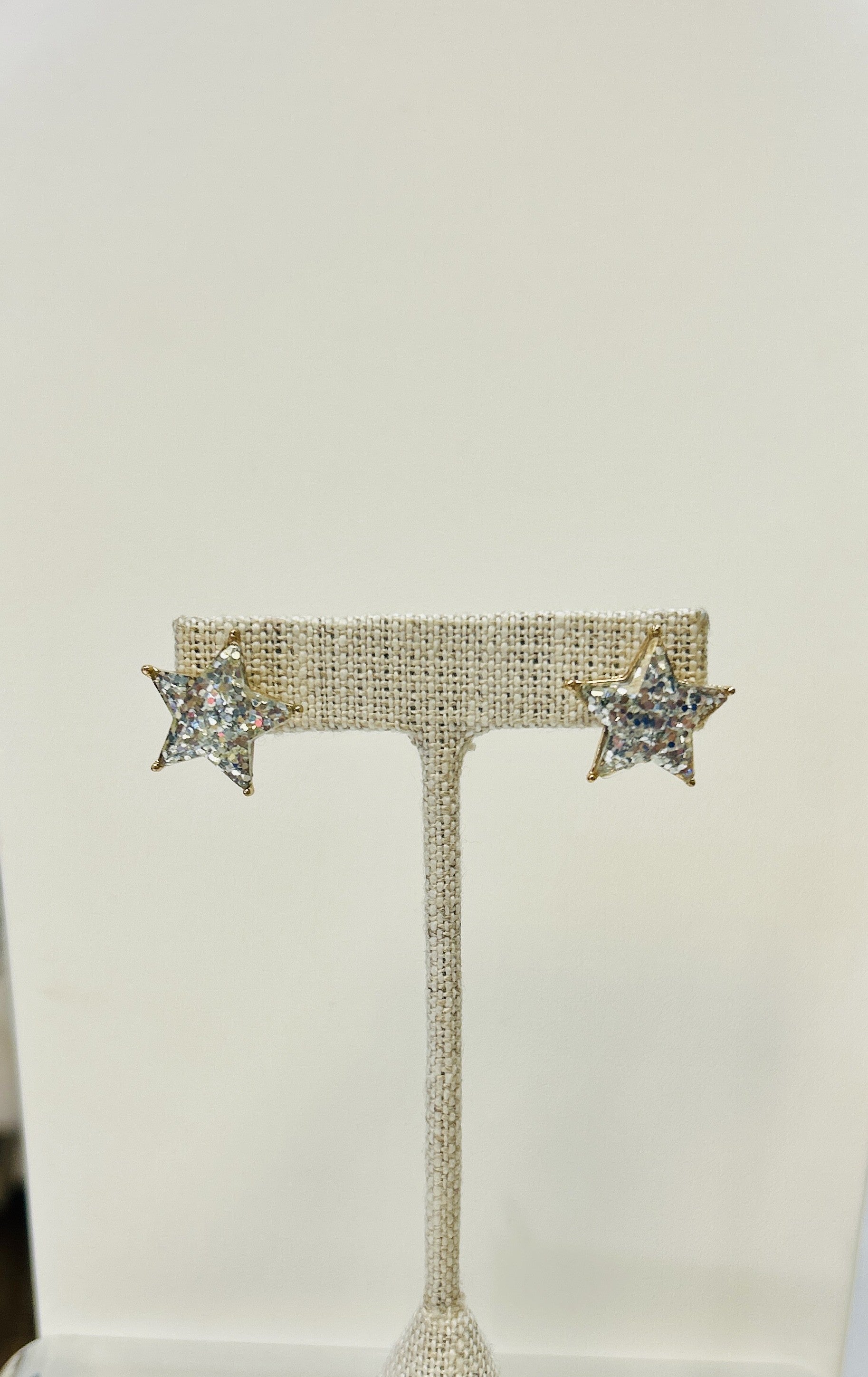 Silver Star Earrings