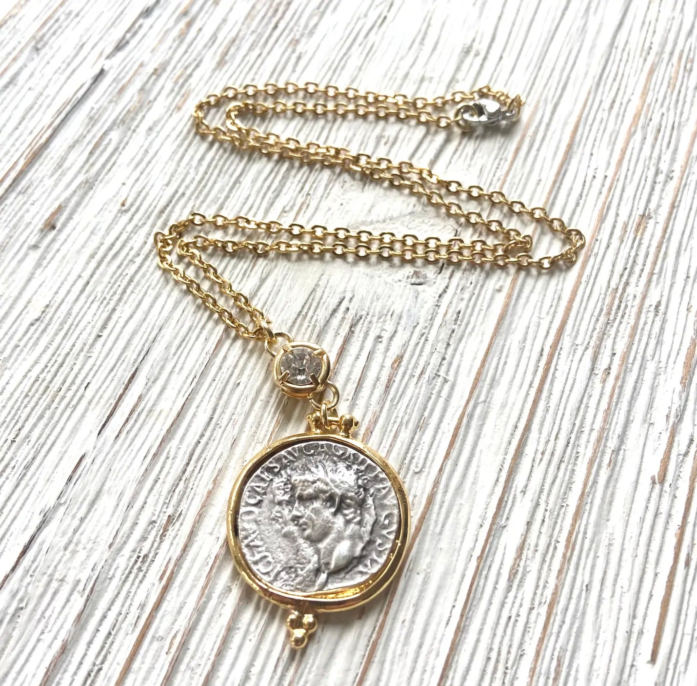 Greek Coin Necklace