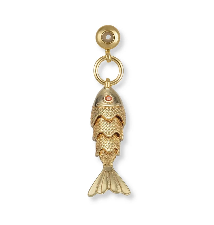 Kinsey Designs Textured Fish Grip Charm