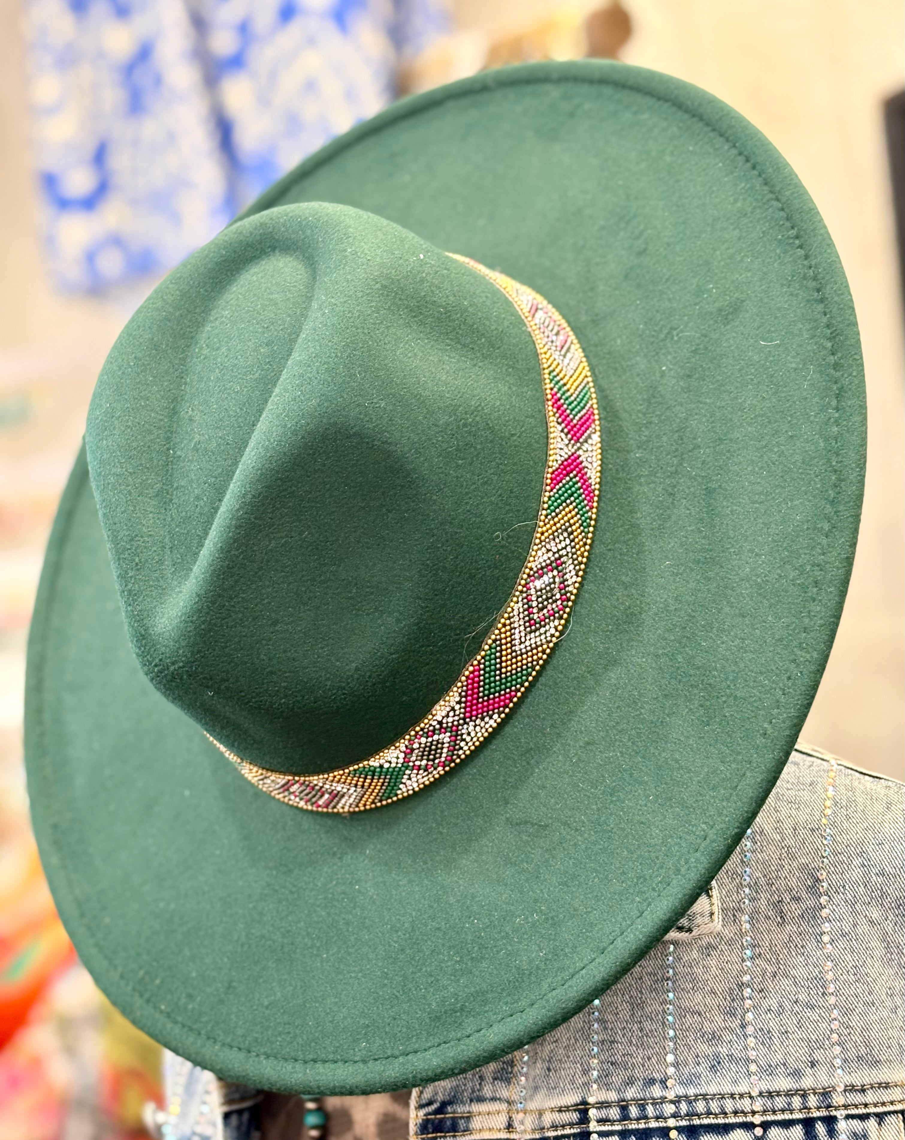 Felt Hats with Bling Bands
