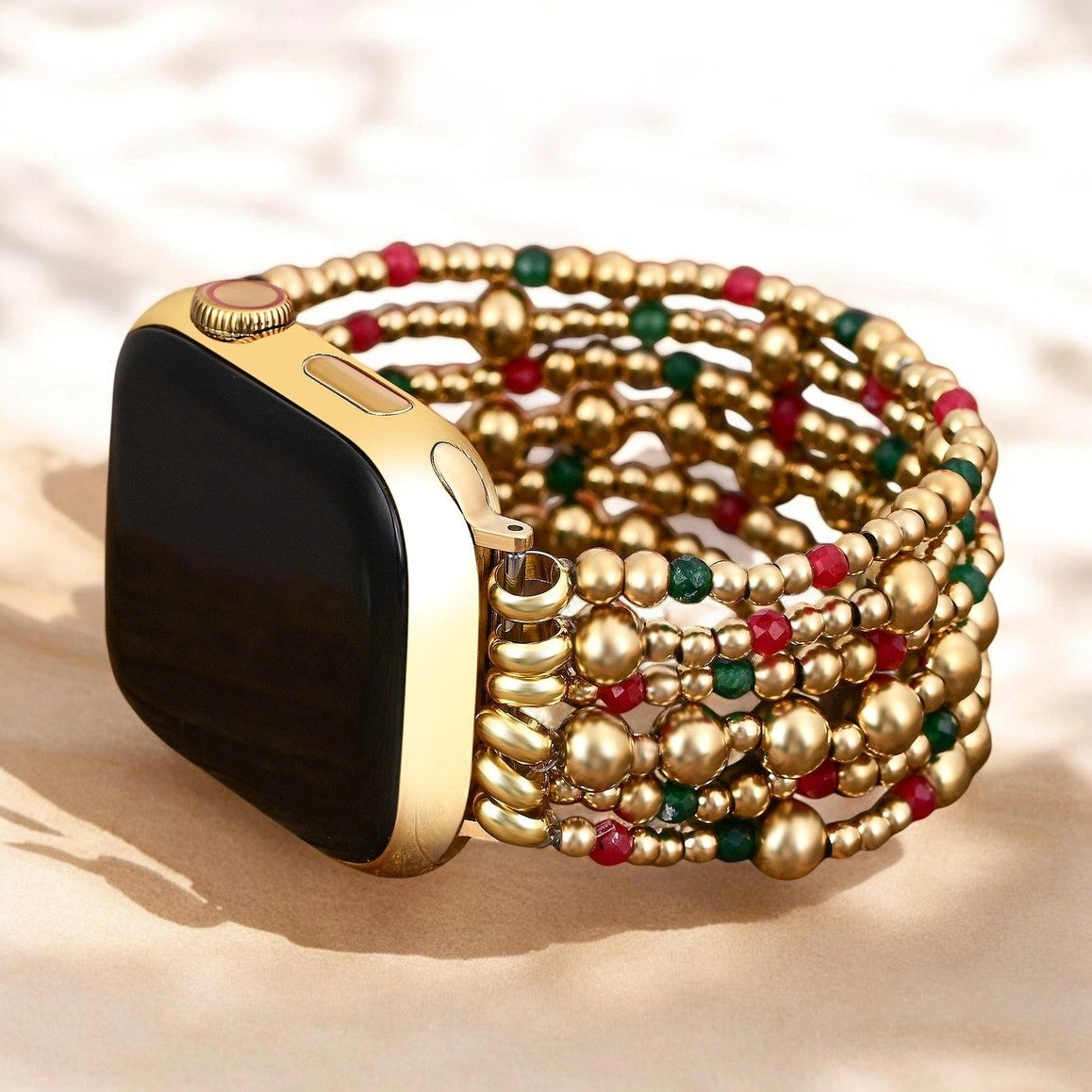 Christmas Glow Stretch Apple Watch Strap