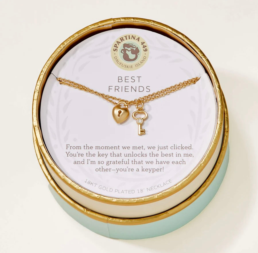 Spartina Best Friends/Heart Key (2 piece set)