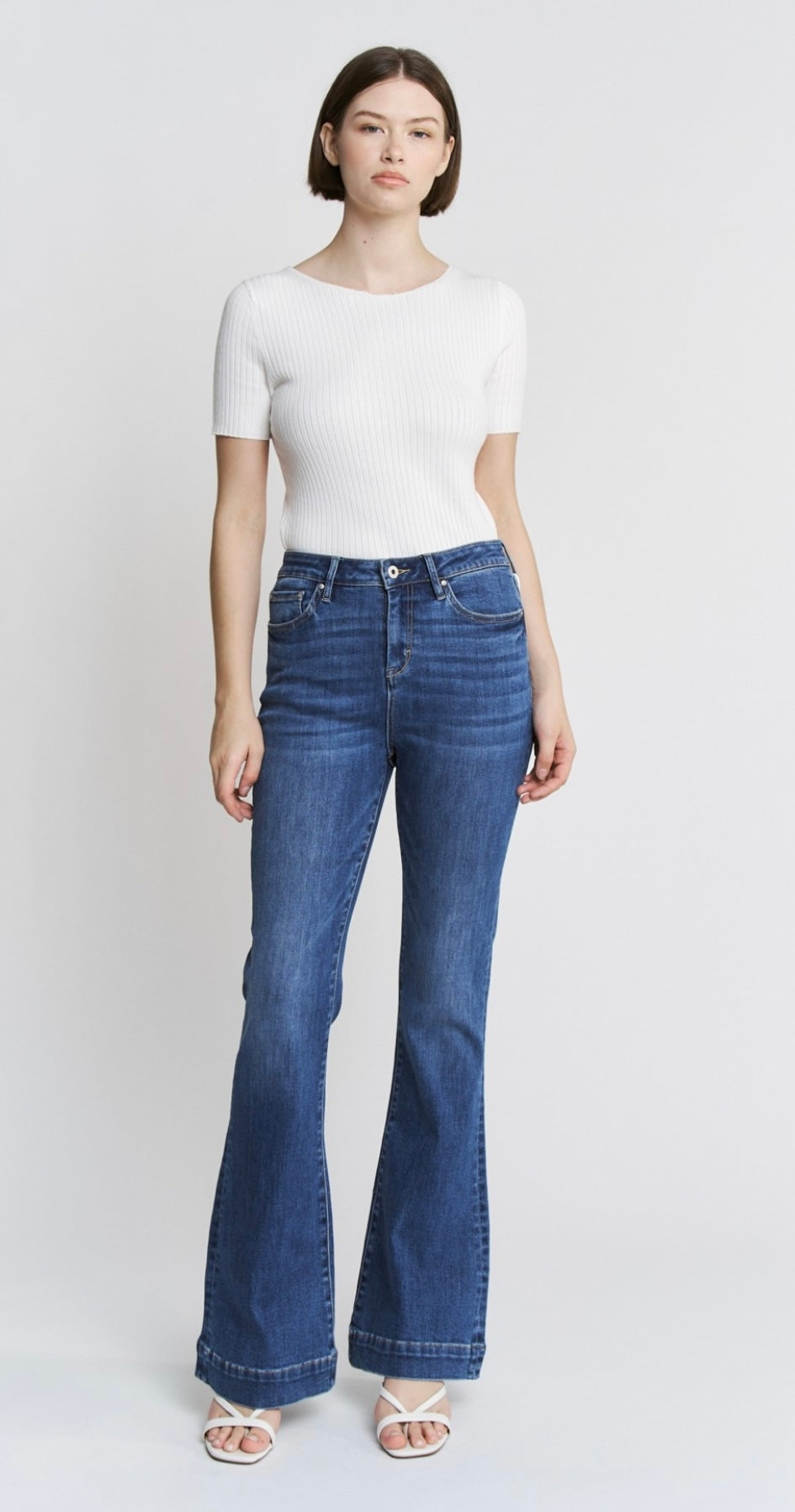 High Rise Flare Trouser Jean