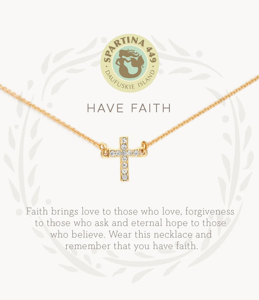 Spartina Sea La Vie Have Faith Necklace