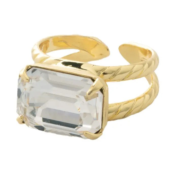 Sorrelli Emerald Cocktail Ring