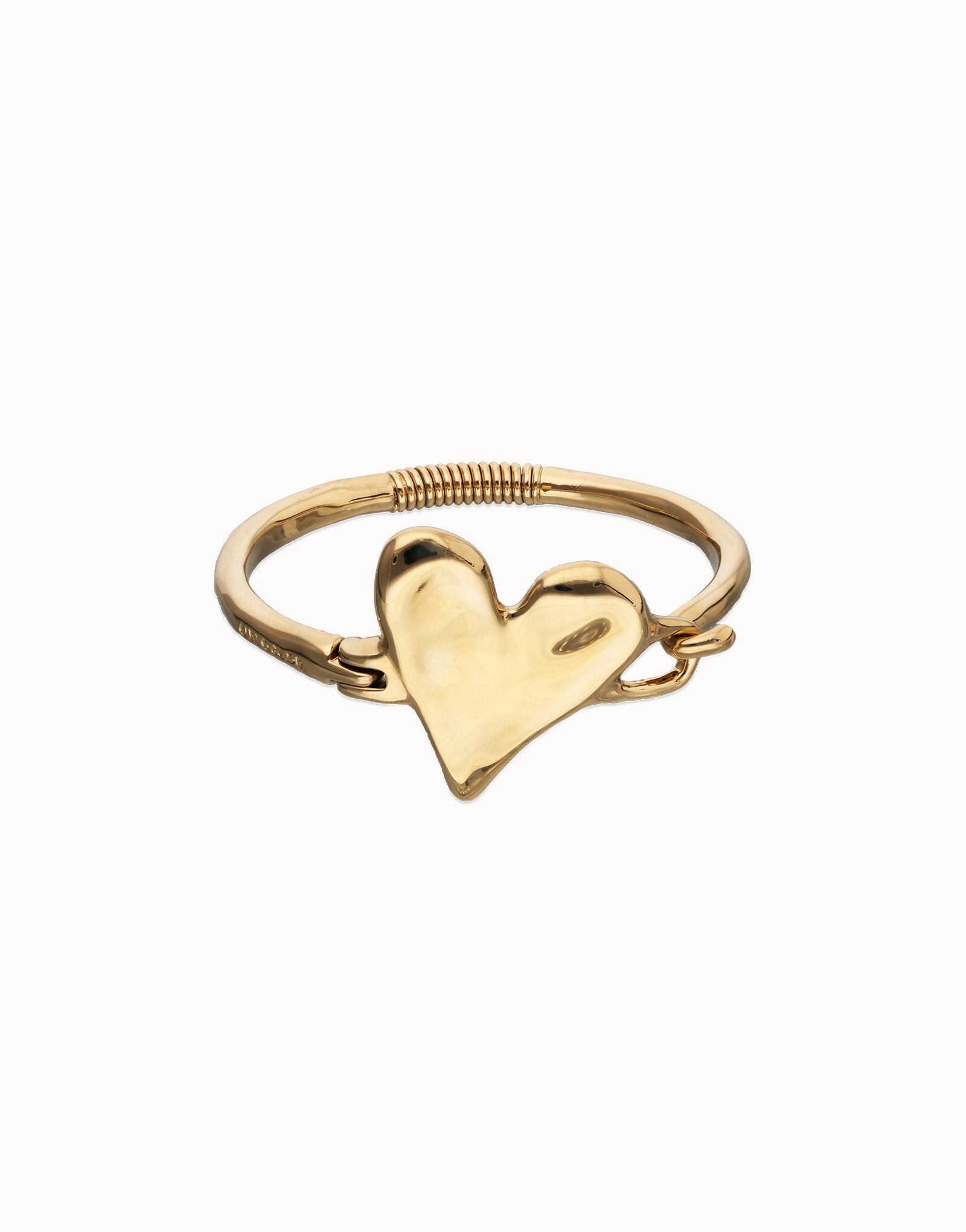 Uno de 50 Bangle bracelet with heart detail