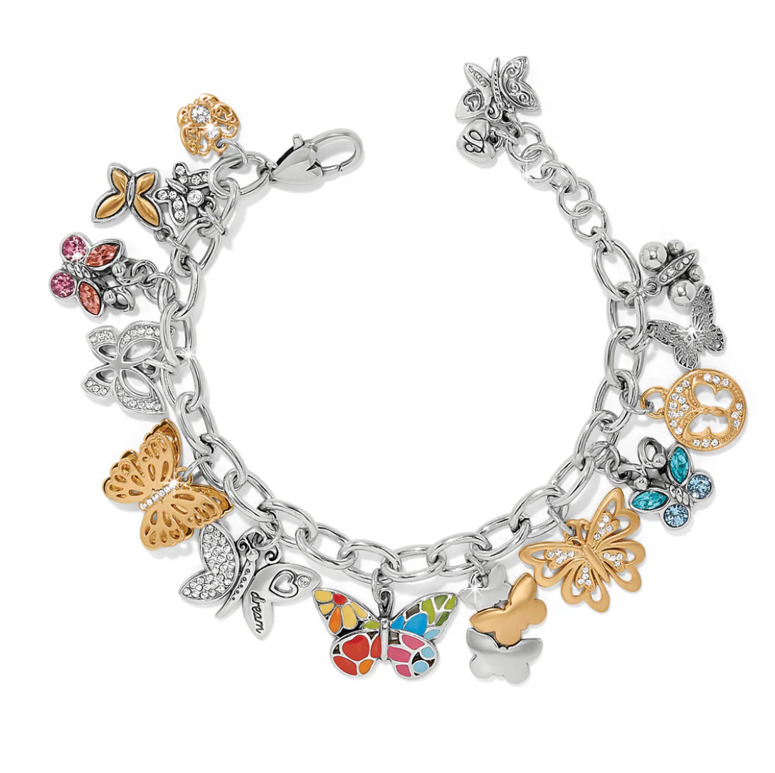 Brighton Forever Butterfly Charm Bracelet