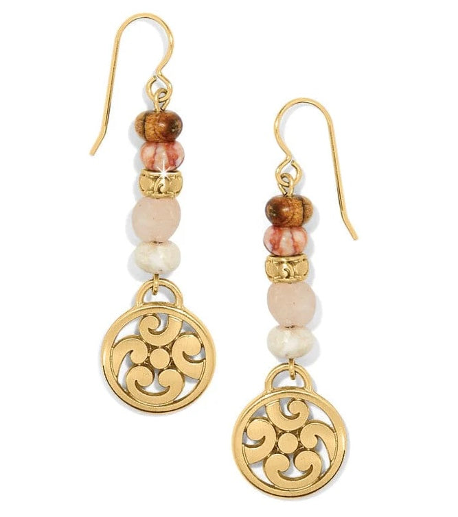 Brighton Contempo Playa Rosa French Wire Earrings