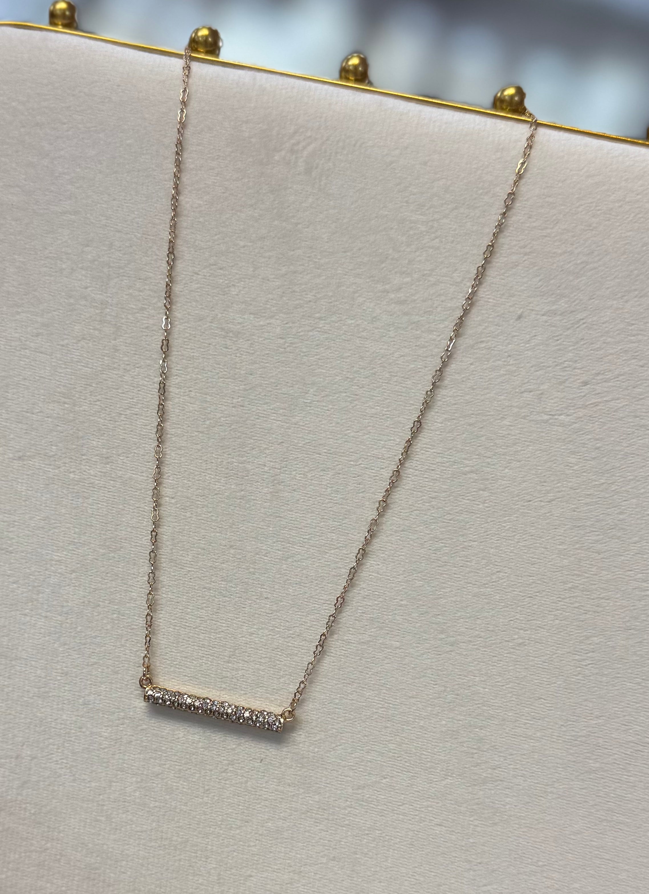 Gold Bar Necklace