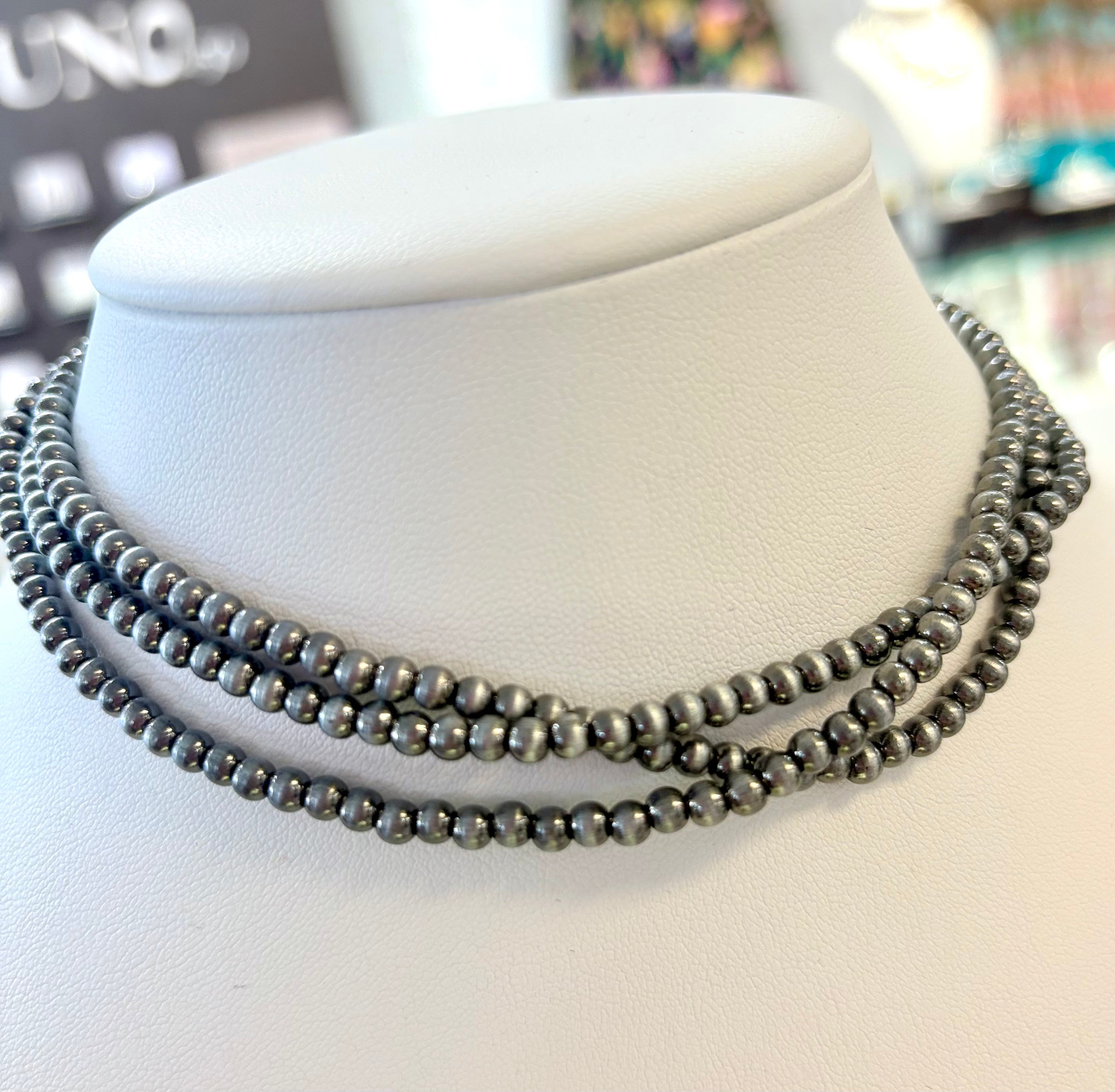 Small Navajo Pearl Beaded Necklace