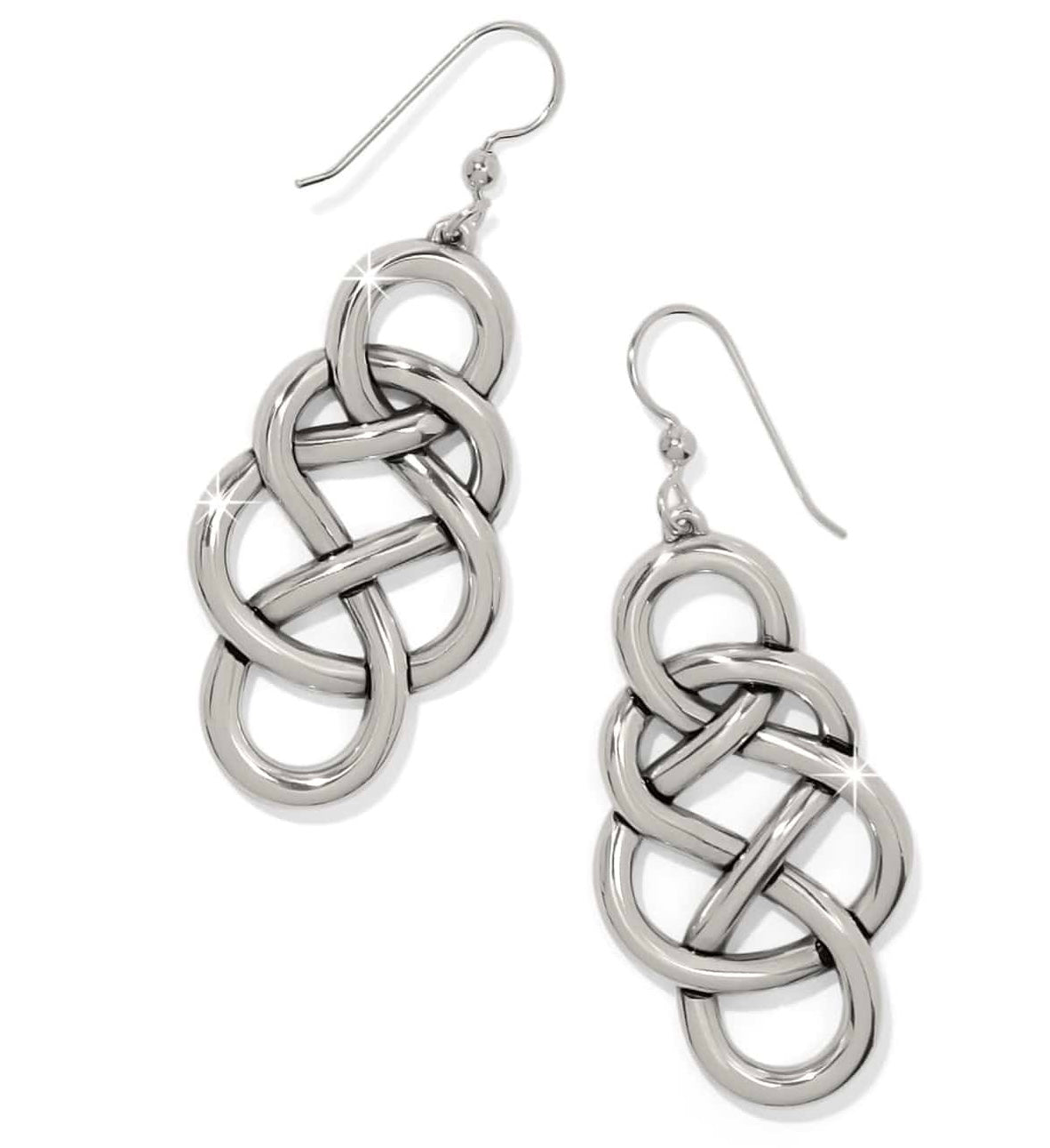 Brighton Interlok Braid Drop French Wire Earrings
