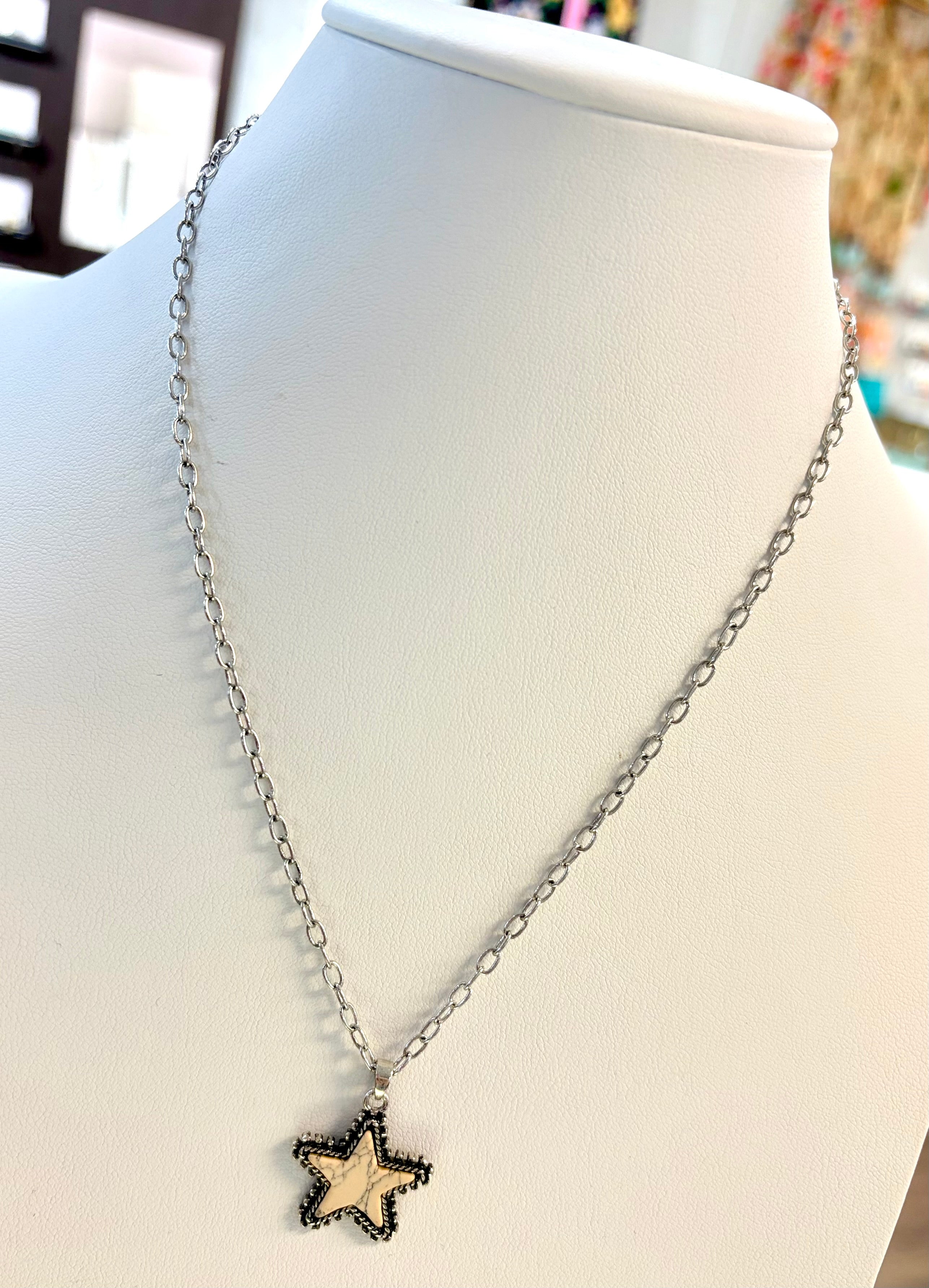 Silver Star Necklace