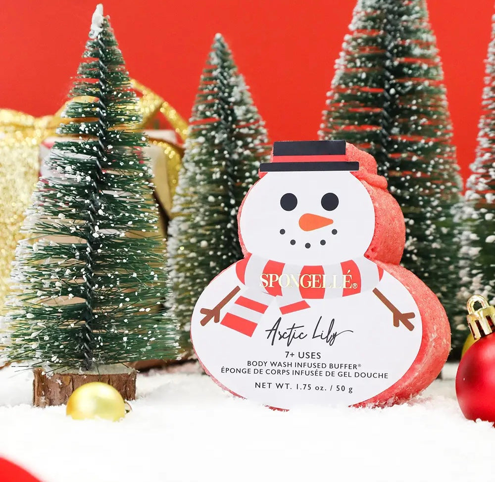 Spongelle Snowman Body Wash- Artic Lily
