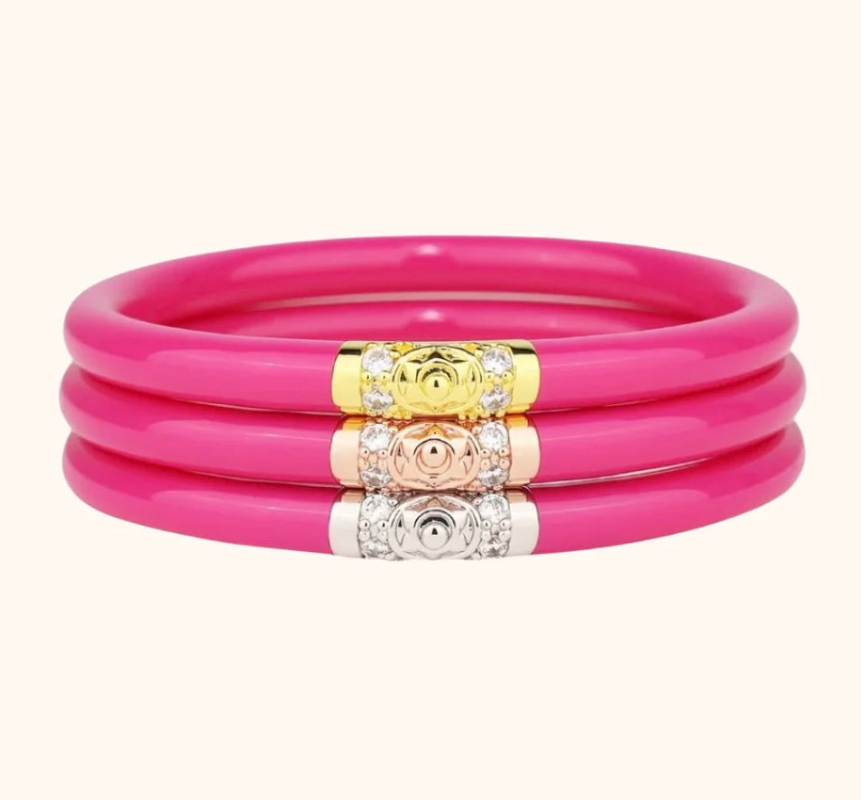Budha Girl Three Kings All Weather Bangles® (AWB®) - Epic Pink