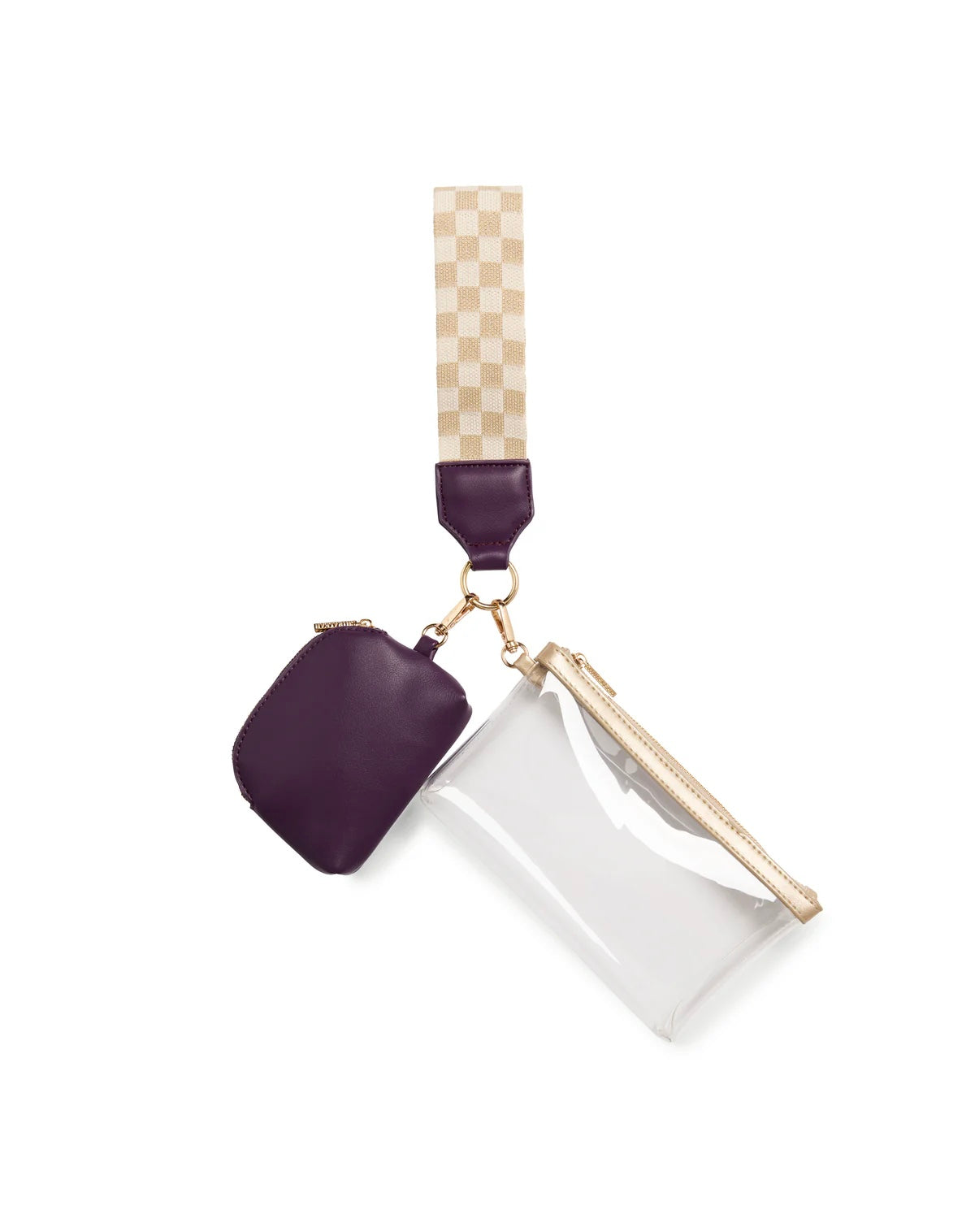 Shiraleah Taylor Mini Wristlet- purple