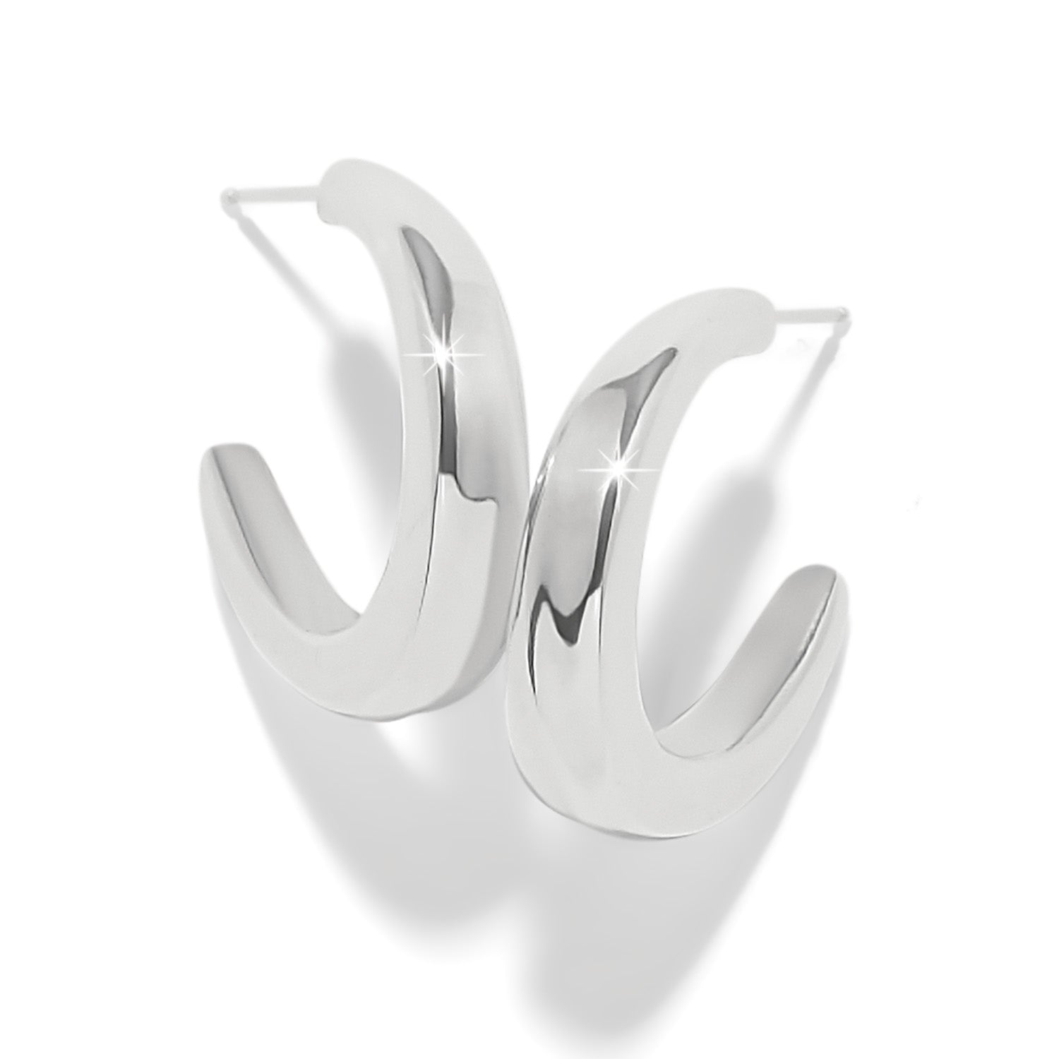 Brighton Cascade Rio Hoop Earrings - Silver