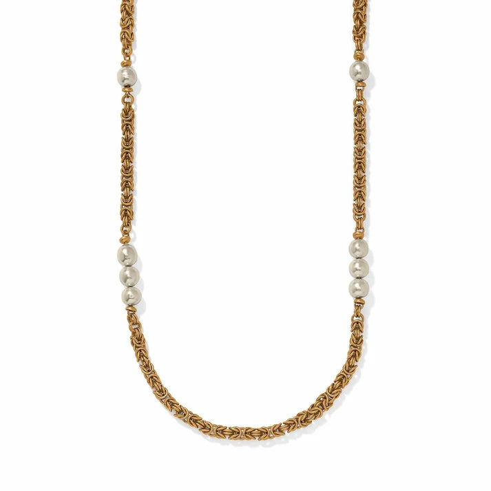 Brighton Trust Your Journey Pearl Chain Long Necklace