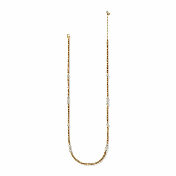 Brighton Trust Your Journey Pearl Chain Long Necklace — view 2