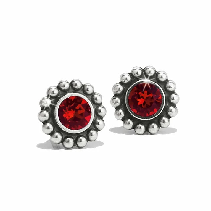 Brighton Twinkle mini post earrings with sapphire-hued sparkle — view 7