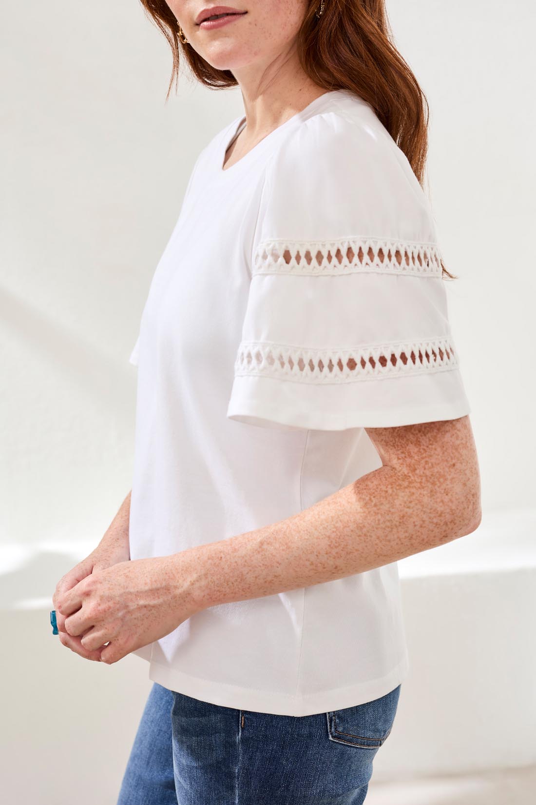 Tribal Flutter Sleeve Top